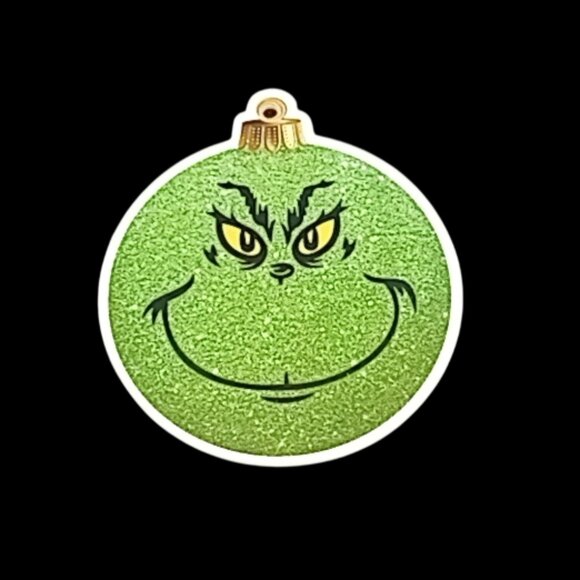 ๐ฏ 10 for $12 / Grinch Christmas Tree Chipboard Ornament - Picture 1 of 13